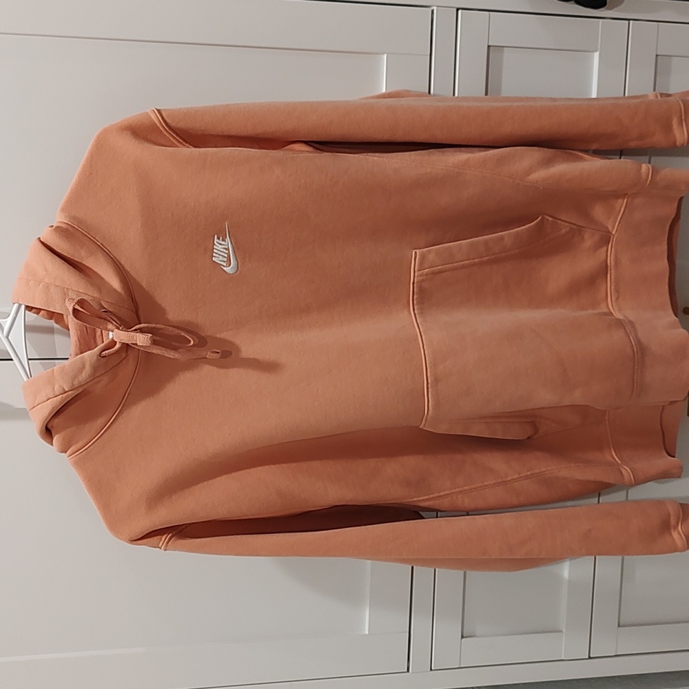 Peach, Nike hoodie, size small